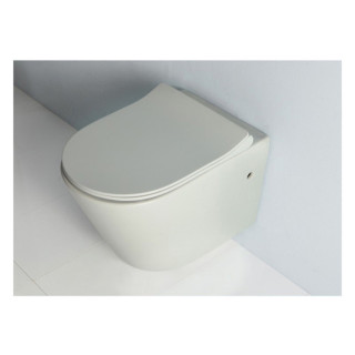 Konzolna wc šolja ELEGANCE white mat slow close RIMLES