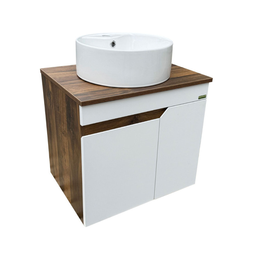 Ormaric konzolni HYDRA - ELORA 60cm white + lavabo [13-]