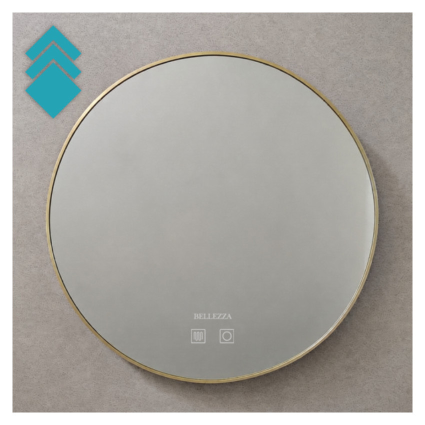 LED Ogledalo BELLEZZA – Vicenza R60cm GOLD