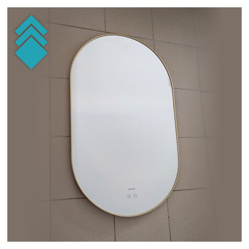 LED Ogledalo BELLEZZA – Vicenza 50x90cm GOLD