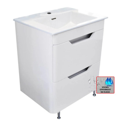 Lavabo sa ormarićem City Navigator Bela
