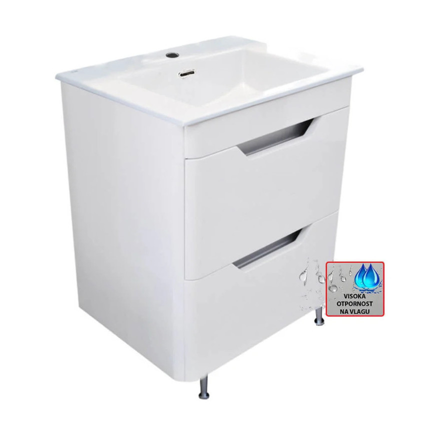 Lavabo sa ormarićem City Navigator Bela