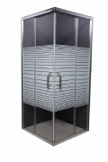 Kvadratni tus paravan 80x80 - HROM 6mm