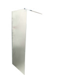 Tus paravan 90/200cm - HYDROFIT WALK IN [8mm, chrome, matt design glass]