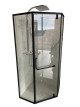 Tus paravan SGP-2107B 90x90/200cm - HYDROFIT [6mm, black]