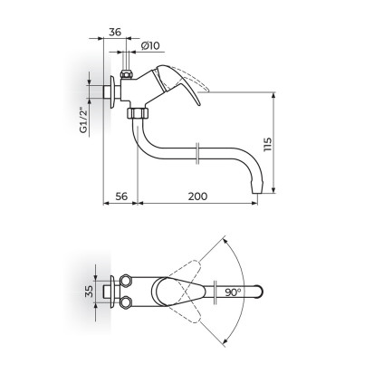 BATERIJA ZA PROTOČNI BOJLER IZLIV 200 MM