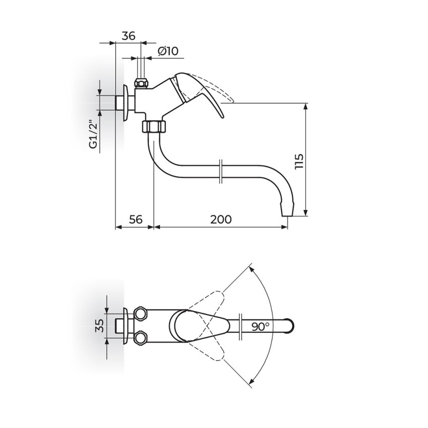 BATERIJA ZA PROTOČNI BOJLER IZLIV 200 MM