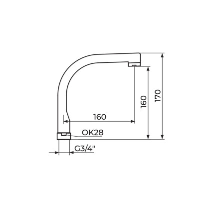 IZLIV J 160 - Ø24 MM SA NEOPERL HC PERLATOROM