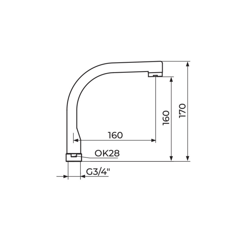 IZLIV J 160 - Ø24 MM SA NEOPERL HC PERLATOROM