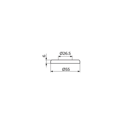 ROZETA 3/4" - D.55MM