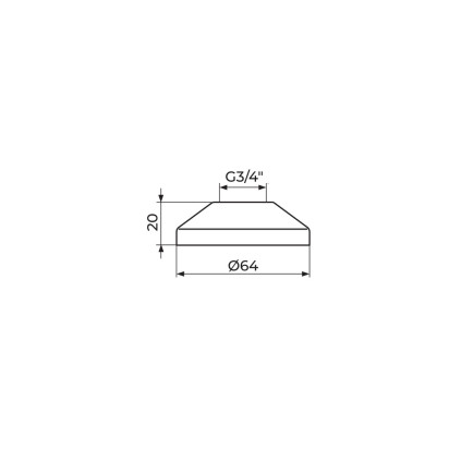 ROZETA 3/4" - KING