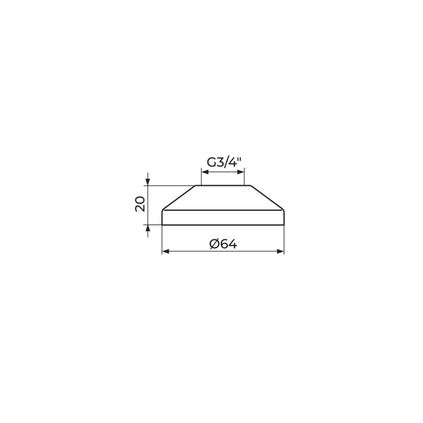 ROZETA 3/4" - KING
