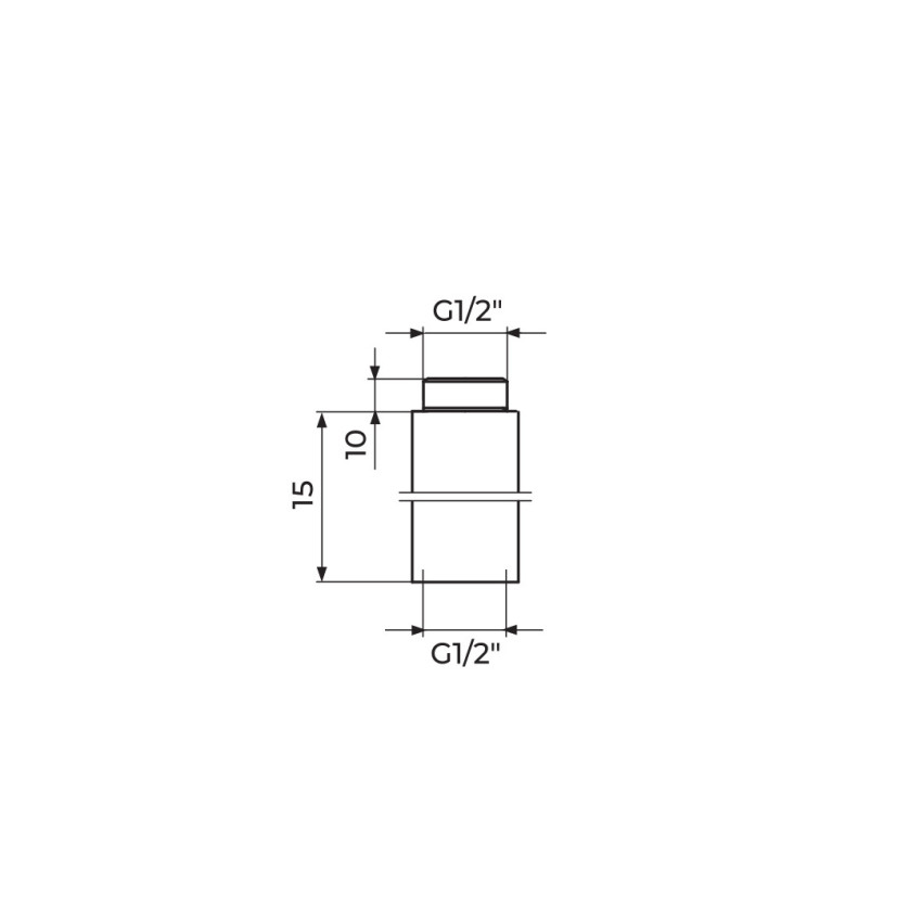 PRODUŽETAK 1/2" X 15 MM