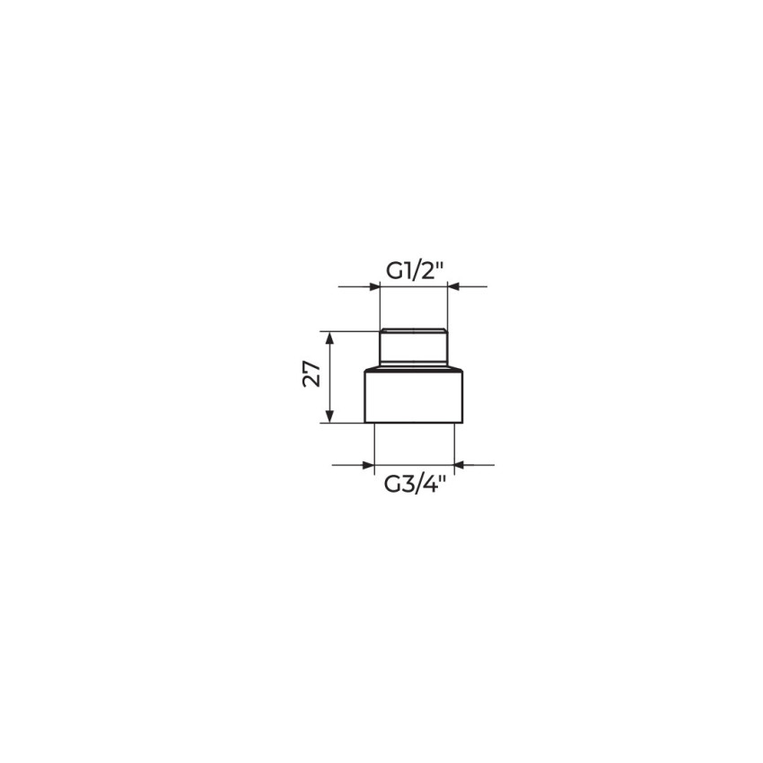 REDUKCIJA F3/4" - M1/2"